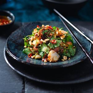 Salad of Scallops, Lime, Soy and Chilli Dressing - Chef Recipe by Dan Jarrett