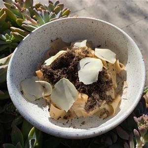Rabbit, Pappardelle, Chestnut and Black Truffle - Chef Recipe Thomas Boyd